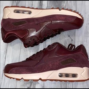 Brand New Air Max 90 - Burgundy Metallic